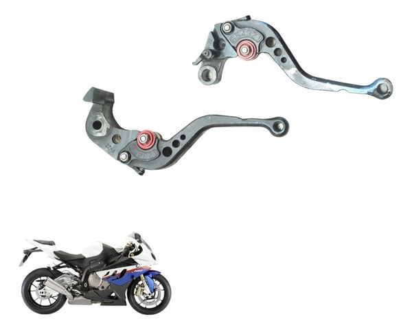 Par Manete Esportivo C/ Detalhes Bmw S 1000 Rr 10-14