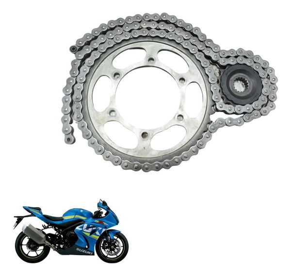 Kit Relação S/emenda Suzuki Gsx-r Srad 1000 18-23 Original Prateado