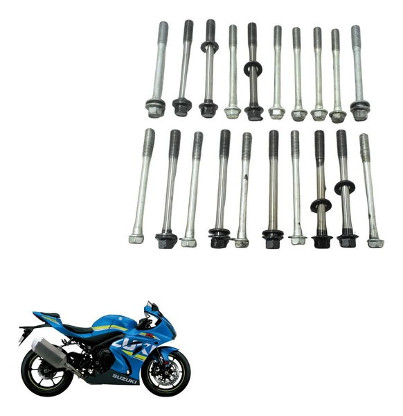 Kit Parafuso Prisioneiro Motor Suzuki Gsx-r Srad 1000 18-23