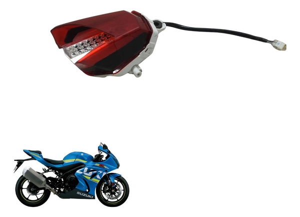 Lanterna Traseira C/avaria Suzuki Gsx-r Srad 1000 18-23 Orig Ambos Lados