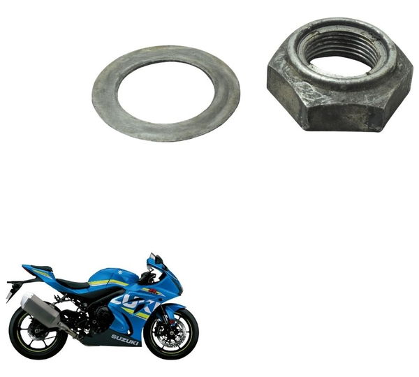 Porca Trava Pinhão Suzuki Gsx-r Srad 1000 18-23 Original