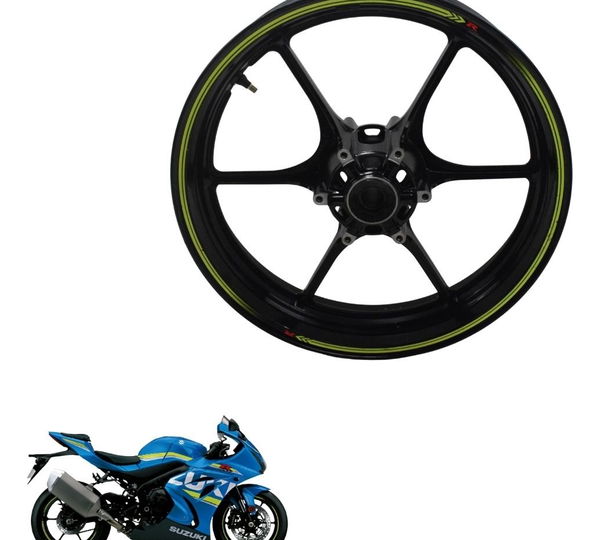 Roda Dianteira Suzuki Gsx-r Srad 1000 18-23 Original Preto