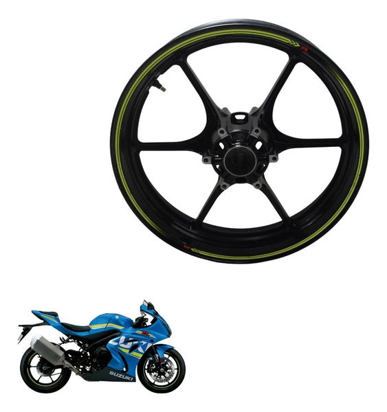 Roda Dianteira Suzuki Gsx-r Srad 1000 18-23 Original Preto