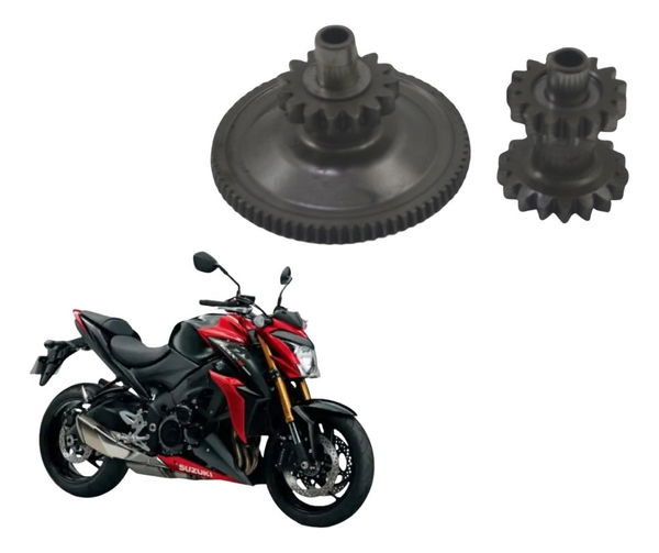 Par Engrenagem Redução Partida Suzuki Gsx-s 1000 16-21 Origi
