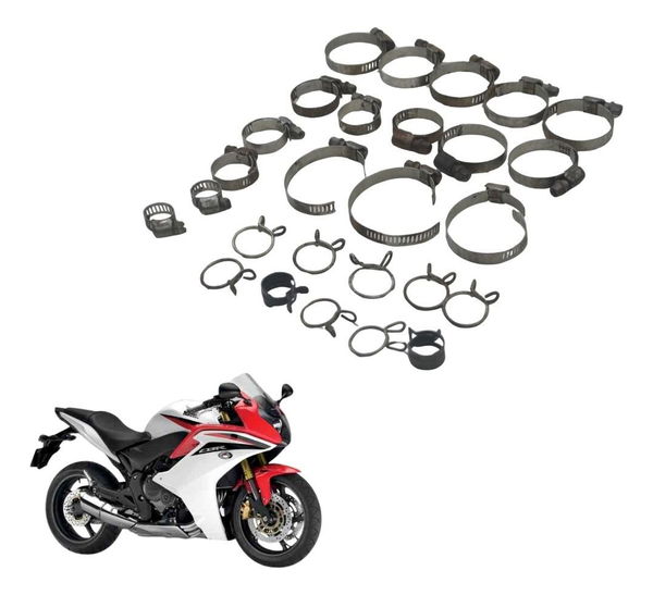 Kit Abraçadeiras Diversas Honda Cbr 600f 12-14 Original