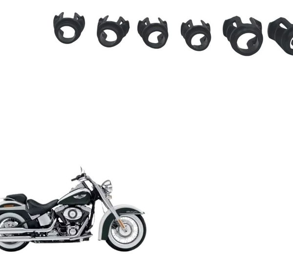 Conjunto Trava Mangueira Óleo Harley Softail Deluxe 11-15
