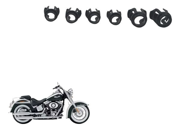 Conjunto Trava Mangueira Óleo Harley Softail Deluxe 11-15