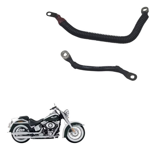 Cabo +/- Bateria Harley Softail Deluxe 11-15 Original