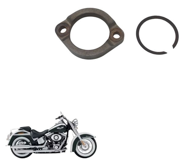 Flange Escape Harley Softail Deluxe 11-15 Original