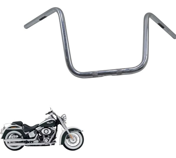 Guidão Empenado Harley Softail Deluxe 11-15 Original
