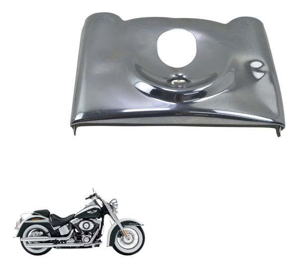 Moldura Farol C/detalhe Harley Softail Deluxe 11-15 Original