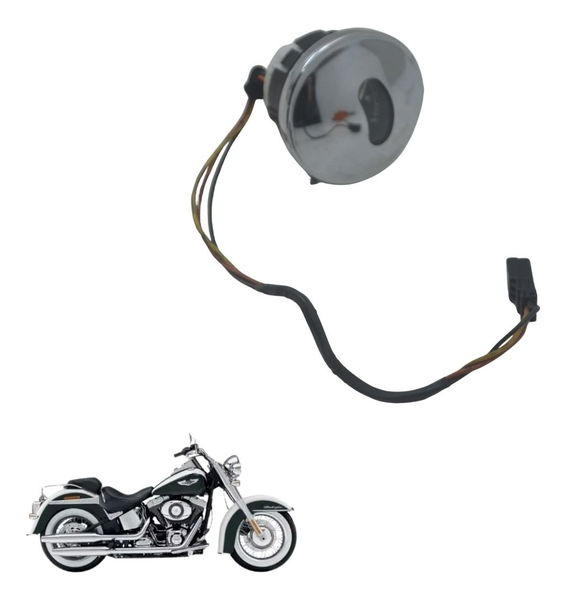 Marcador Combustível C/ Detalhes Harley Softail Deluxe 11-15
