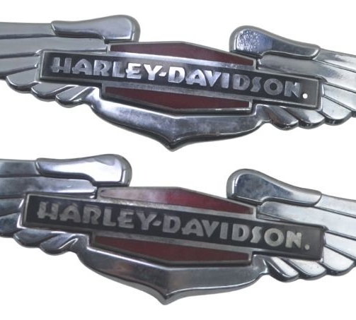 Par Emblema Tanque Harley Softail Deluxe 11-15 Original