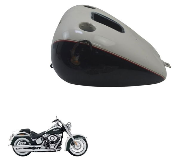 Tanque C/ Avaria Harley Softail Deluxe 11-15 Original