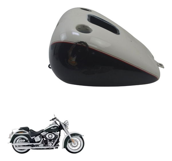 Tanque C/ Avaria Harley Softail Deluxe 11-15 Original