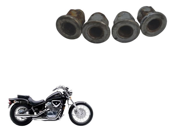 Jogo Porca Escape Honda Shadow 600 98-05 Original