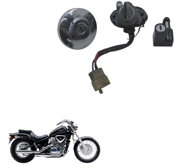 Kit Chave Ignição Honda Shadow 600 98-05 Original