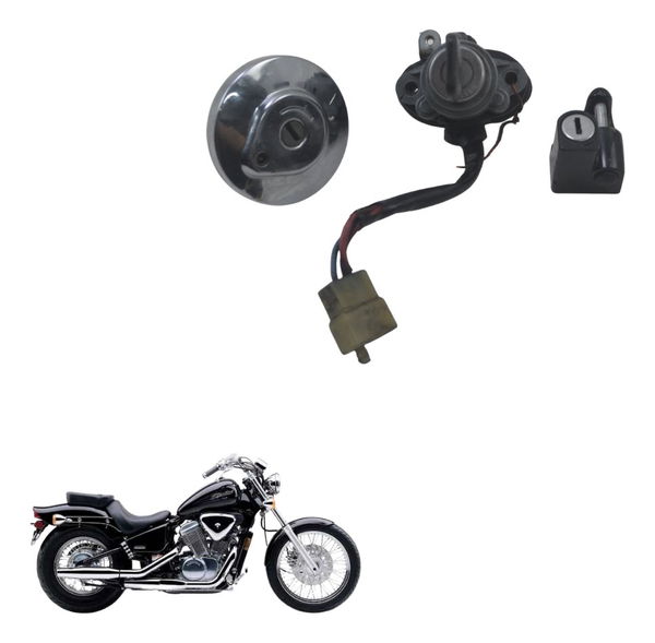 Kit Chave Ignição Honda Shadow 600 98-05 Original