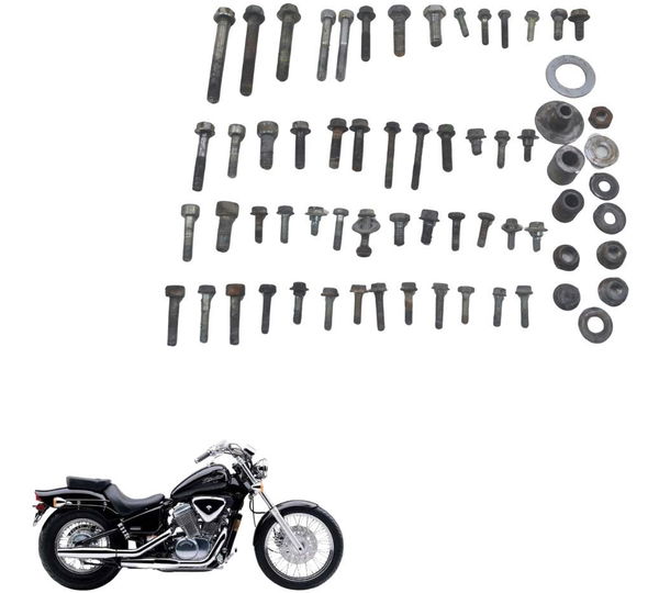 Kit Parafusos Diversos Honda Shadow 600 98-05 Original