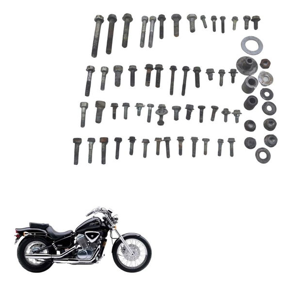 Kit Parafusos Diversos Honda Shadow 600 98-05 Original