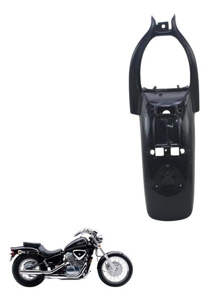 Paralama Traseiro C/avaria Honda Shadow 600 98-05 Original