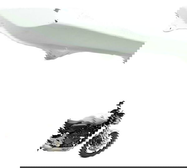 Carenagem Rabeta Direita C/ Det Honda Cb 600f Hornet 12-14 Branco