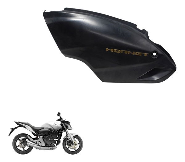 Carenagem Lateral Esquerda C/ Ava Honda Cb 600f Hornet 12-14 Preto