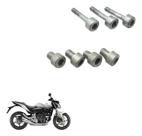 Jogo Parafuso Tampa Tanque Honda Cb 600f Hornet 12-14 Origin