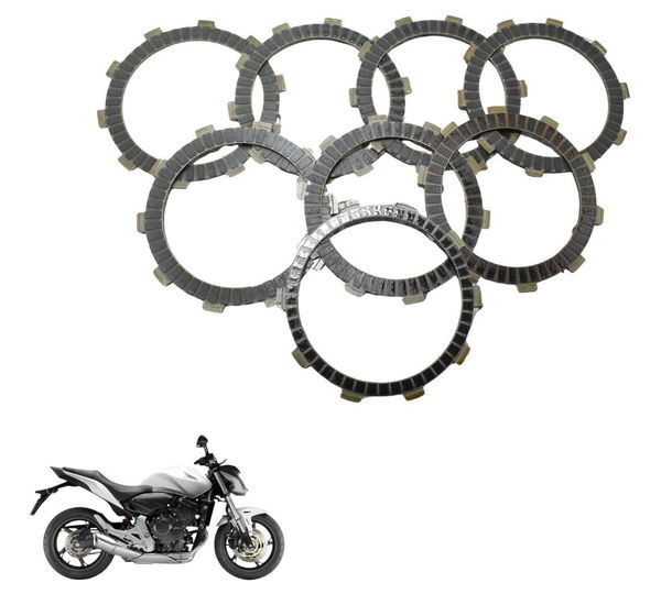 Jogo Disco Embreagem Honda Cb 600f Hornet 08-14 Original