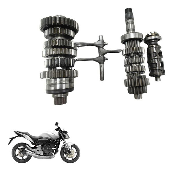 Jogo Caixa Marcha Câmbio Honda Cb 600f Hornet 08-14 Original