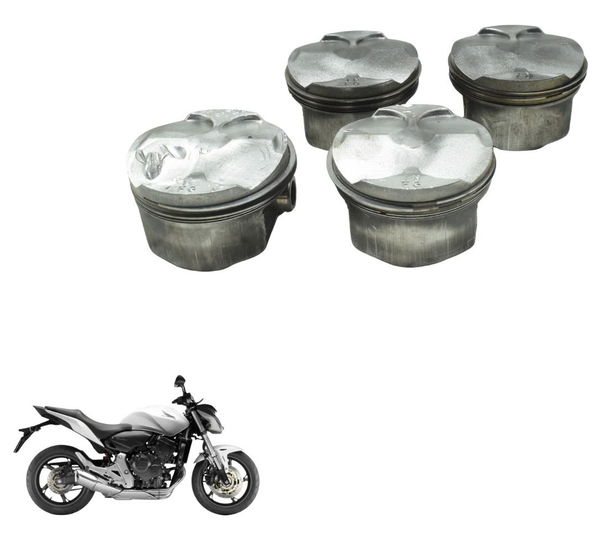Jogo Pistão E Anéis C/detalhes Honda Cb 600f Hornet 08-14 Or