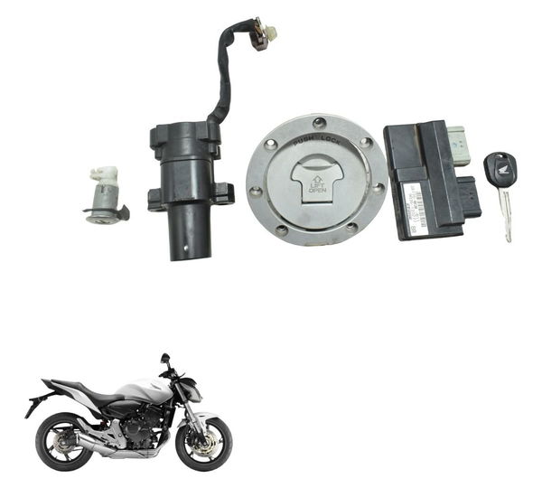 Kit Chave Modulo Code Honda Cb 600f Hornet 12-14 Original
