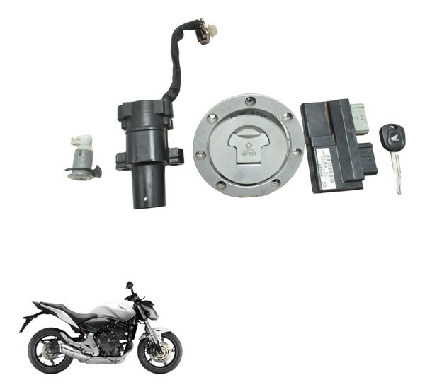 Kit Chave Modulo Code Honda Cb 600f Hornet 12-14 Original