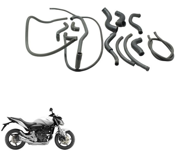 Kit Mangueiras Honda Cb 600f Hornet 12-14 Original