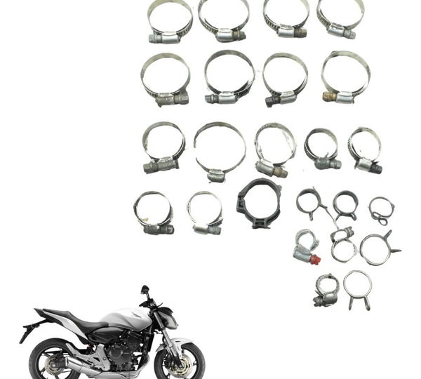 Kit Abraçadeira Diversas Honda Cb 600f Hornet 12-14 Original