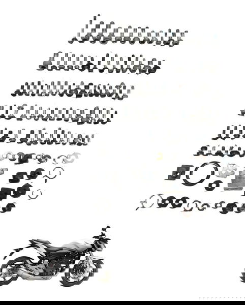 Kit Parafuso Diversos Honda Cb 600f Hornet 08-14 Original