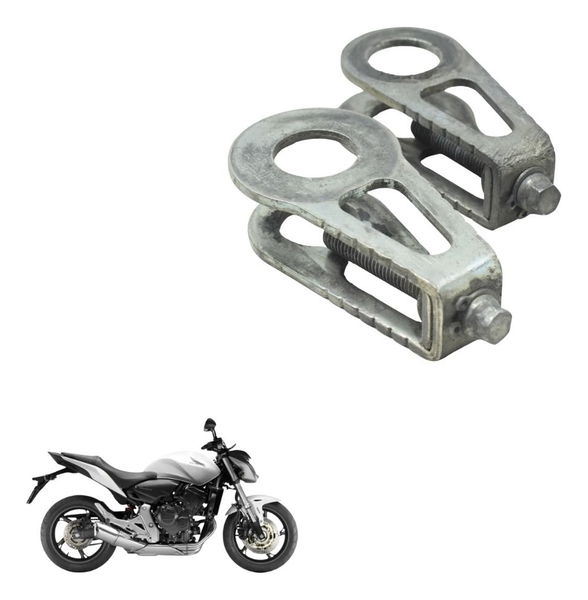 Par Esticador Corrente Honda Cb 600f Hornet 12-14 Original