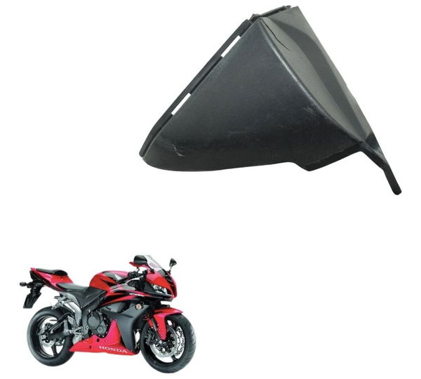 Acabamento Farol Esq C/avaria Honda Cbr 600rr 07-12 Original Preto