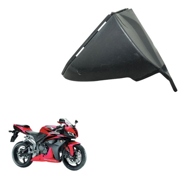 Acabamento Farol Esq C/avaria Honda Cbr 600rr 07-12 Original Preto