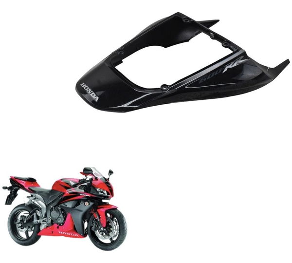 Carenagem Rabeta C/ Avaria Honda Cbr 600rr 07-12 Original Preto