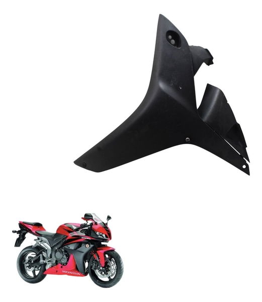 Carenagem Lateral Esq C/avari Honda Cbr 600rr 07-12 Original Preto