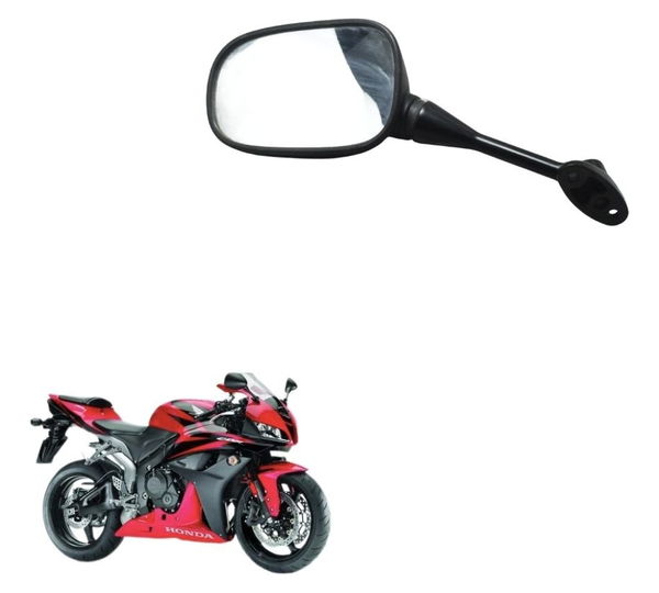 Espelho Retrovisor Esq C/detalhes Honda Cbr 600rr 07-12 Orig