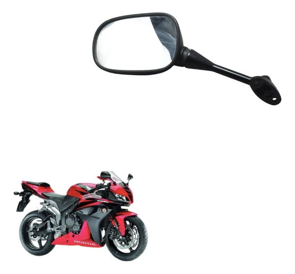 Espelho Retrovisor Esq C/detalhes Honda Cbr 600rr 07-12 Orig