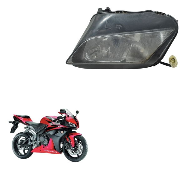 Farol Esquerdo C/ Avaria Honda Cbr 600rr 07-12 Original Esquerdo/motorista