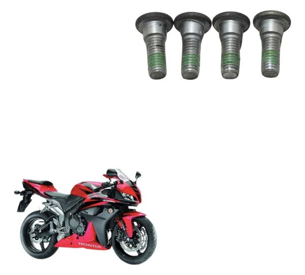 Jogo Parafuso Disco Freio Tras Honda Cbr 600rr 07-12 Origina