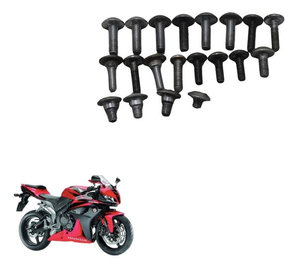 Kit Parafusos Carenagem Honda Cbr 600rr 07-12 Original