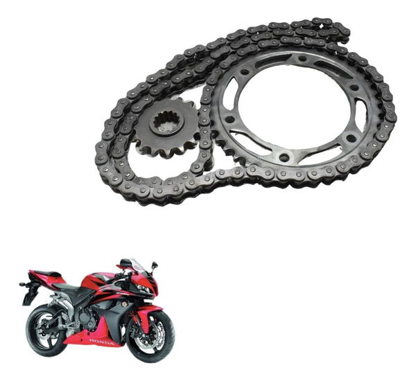 Kit Relação Sprockets Coroa 41 Dentes Honda Cbr 600rr 07-12