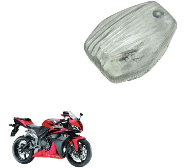 Lente Pisca Tras Esq C/ Detalhes Honda Cbr 600rr 07-12 Orig