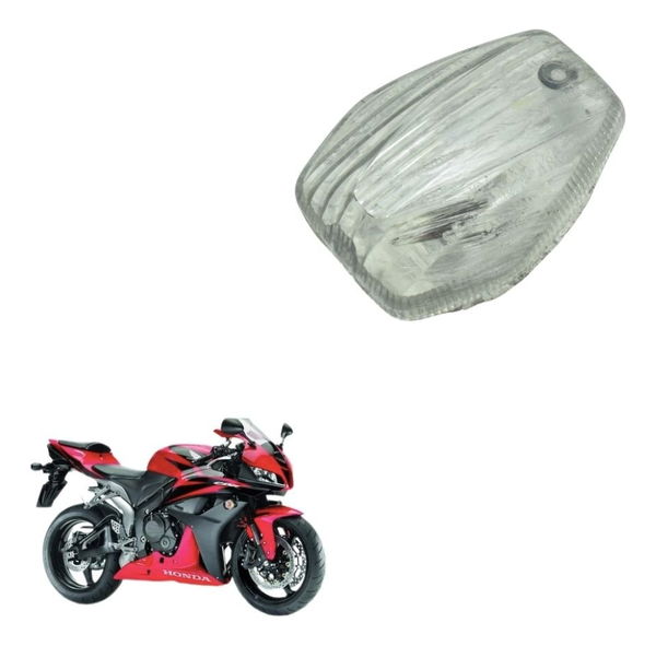 Lente Pisca Tras Esq C/ Detalhes Honda Cbr 600rr 07-12 Orig