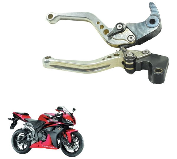 Par Manete Esportivo C/ Detalhes Honda Cbr 600rr 07-12